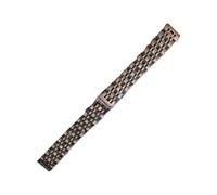 WUURAA Correa de reloj con cierre de mariposa, correa de reloj de acero inoxidable for mujer, 10MM, 12MM, 14MM, 16MM, 18MM, 20MM, 22MM, pulsera de reloj for hombre(All Rose gold,20mm)