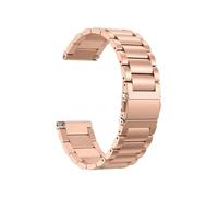 WUURAA Correa de reloj de acero inoxidable for Fitbit Versa 4, pulsera sin tornillos, pulseras de Metal de repuesto for Fitbit Versa 3 Se(Rose Gold,VERSA 2)