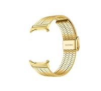 Correa de reloj de metal for Samsung Galaxy Watch 7 Ultra de 47 mm, repuesto de pulsera de acero inoxidable for Watch 7 Ultra(Gold)