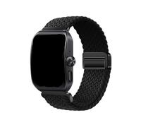 WUURAA Correa de reloj tejida de nailon de 18 mm, 20 mm y 22 mm for Huawei GT4, correa de reloj GT3, correa de bucle transpirable deportiva con hebilla for Watch4 Pro(Black,For GT4(41MM) 18MM)