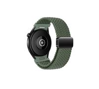 WUURAA Correa de reloj trenzada sin espacios for Samsung Galaxy Watch 6 4 classic/5 pro 47mm 43mm 44mm 40mm pulsera Galaxy watch6 Watch5 watch4(Inverness Green,For 6 classic 43mm 47mm)