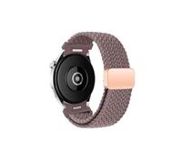WUURAA Correa de reloj trenzada sin espacios for Samsung Galaxy Watch 6 4 classic/5 pro 47mm 43mm 44mm 40mm pulsera Galaxy watch6 Watch5 watch4(Smoke purple,For Watch 6 40MM 44MM)