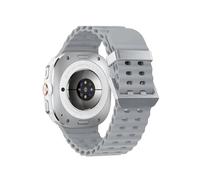 WUURAA Correa de silicona deportiva sin huecos for Samsung Galaxy Watch 7 Ultra de 47 mm, correa de bucle suave y transpirable for Galaxy 7 Ultra de 47 mm(Silver-Cloud gray)