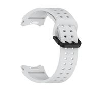 WUURAA Correa de silicona estilo cueva for Samsung Galaxy Watch 4/5/6/7 de 40 mm y 44 mm, pulsera estilo botón for Watch 6 Classic de 47 mm y 43 mm(Grey,For Watch 6 5 4)