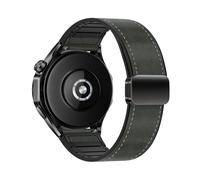 WUURAA Correa de silicona y cuero de 18 mm for Huawei Watch GT5 GT4 41 mm GT5pro 42 mm, pulsera de 22 mm for GT5/GT4 46 mm(30 Gray,For GT4/GT5/GT5pro)