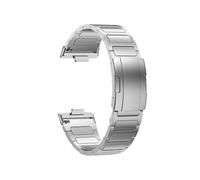 WUURAA Correa de titanio for Huawei Watch Fit 4 Pro, correa de negocios for Huawei Watch Fit 3 Fit4, pulsera ligera(Silver,For Fit 4 Pro)
