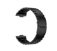 WUURAA Correa de titanio for Huawei Watch Fit 5 4 3 pulsera de Metal for Huawei Watch Fit5 Pro reemplazar pulsera(Black-B,For Fit 3)