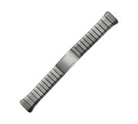 WUURAA Correa de titanio, for Huawei Watch GT 5 Pro, sin espacios, correa de reloj especializada con extremo curvado for Huawei Watch GT5 Pro, pulsera de metal(Gray)