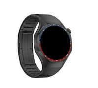 WUURAA Correa de titanio for Huawei Watch GT 6 Pro 46mm con botón de liberación rápida, pulsera especializada for GT6Pro, repuesto de correa de metal.(Black)