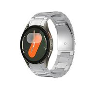 WUURAA Correa de titanio for Samsung Galaxy Watch 7 de 40 mm y 44 mm for pulseras 6 Classic de 47 mm y 43 mm/5 Pro de 45 mm/6 5 4(Silver,For watch 7 44mm)