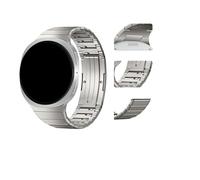 WUURAA Correa de titanio for Samsung Watch 8 40MM 44MM banda Metal for Galaxy Watch 8Classic de 46mm, reemplaza la pulsera(Silver,For Galaxy 8 44mm)