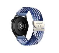 WUURAA Correa elástica de nailon de 18, 20 y 22mm for Huawei Wacth GT5 GT4 Pro, pulsera de 41mm, 42mm y 46mm for Samsung Watch 7/6/5, correa de ajuste rápido de 40mm y 44mm(Blueberry color,20mm)