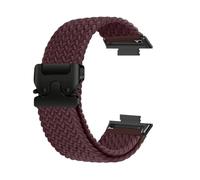 WUURAA Correa elástica trenzada de nailon for Huawei Watch Fit 4 Pro/4/3, repuesto for hombre y mujer.(CherryB,For Fit 3)