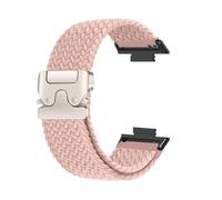WUURAA Correa elástica trenzada de nailon for Huawei Watch Fit 4 Pro/4/3, repuesto for hombre y mujer.(SandPB,For Fit 3)