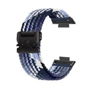 WUURAA Correa elástica trenzada de nailon for Huawei Watch Fit 4 Pro/4/3, repuesto for hombre y mujer.(BlueberriesB,For Fit 4/4 Pro)