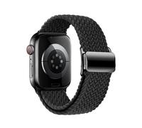 WUURAA Correa tejida de 18 mm, 20 mm y 22 mm for reloj for Samsung Watch7, accesorios for relojes for Samsung WatchFE/5pro/6/6classic(Black,18MM width)