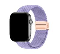 WUURAA Correa trenzada de nailon for Huawei Watch Fit 3/4/4pro, ajustable y cómoda, ideal for Fit 4 pro.(Lavender,For Watch Fit 3)