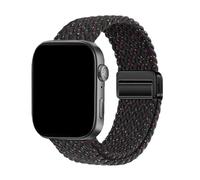 WUURAA Correa trenzada de nailon for Huawei Watch Fit 3/4/4pro, ajustable y cómoda, ideal for Huawei Watch Fit 4 pro.(Starlight black,For fit 4 pro)