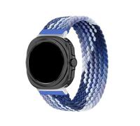WUURAA Correa trenzada de un solo bucle for Samsung Galaxy Watch 7 Ultra de 47 mm, pulsera de nailon con resorte, correa for Galaxy Watch 7 Ultra(Blueberry,FOR GALAXY WATCH 7 ULTRA_L)