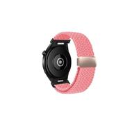 WUURAA Correa trenzada for Samsung Galaxy Watch 6 4 classic/5 pro 47mm 44mm 40mm pulsera sin huecos for Galaxy watch4(Pink,For 6 classic 43mm 47mm)