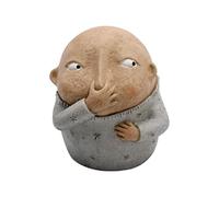 WUURAA Estatuas de nariz de niño sosteniendo para el hogar, inodoro, decoración de baño, divertida escultura de resina, adorno decorativo de escritorio, figura decorativa de 6.3 pulgadas, escultura de
