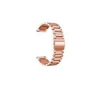 WUURAA Muñequera de Metal for Huawei Fit mini correa de acero inoxidable pulsera de cinturón ajustable de liberación rápida(Color:Rose Gold)