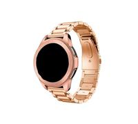 WUURAA Pulsera de acero inoxidable for Samsung Galaxy Watch 42mm/Gear S2 Classic 732, for Amazfit Bip U/Pop (Color : Rose gold, Size : Only the Strap)