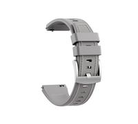 WUURAA Pulsera de silicona de cuero de 22mm for Huawei Watch GT 6 6Pro 5 5Pro 4 46mm Runner2 Buds2 Ultimate 2 pulsera de repuesto(Grey,For Watch Buds 2)