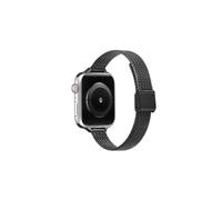 WUURAA Slimfitting de acero inoxidable ，for pulsera for Garmin Lily 2, accesorios de repuesto， for pulsera for Garmin Lily 2(Color:Black)