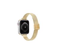 WUURAA Slimfitting de acero inoxidable ，for pulsera for Garmin Lily 2, accesorios de repuesto， for pulsera for Garmin Lily 2(Color:Golden)