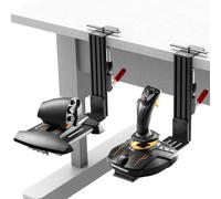 wuutyty 2-Pack Hotas Mount Joystick Mount kompatibel mit Logitech X52/X52 Pro/X56/X56 Rhino Hotas, Thrustmaster T. Flight Hotas/A-10C Warthog/T.16000M FCS/TCA Airbus Joystick/Winwing Orion