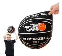 Wuvfojca Bola de baloncesto silenciosa PU Baloncesto Interior Tamaño 5/7 Globos Espuma Entrenamiento en Habitación Disponible Bajo Ruido Interior y Ligero para Niños y Adultos