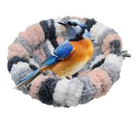 Wuvfojca - Juego de 2 camas para jaula de pájaros, 16 x 15 x 8 cm, para jaula de pájaro, para cama de invierno, abrigo cómodo para loro, periquito