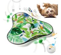 Wuvfojca Juguete Eléctrico para Gatos - Juego De Ejercicio De Mascotas con Cebos Ocultos Móviles | Juguetes Activos Recargables De Gatos - para Rincón De Apartamento Juego Individual En Sala De Estar