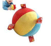 Wuvfojca Pelota Sonajero Suave - Colorida Educativa con Cascabel Incorporado de 13 cm,Peluche Bola de Juguete - para Cumpleaños Día del Niño Acción de Gracias a Partir de 6 Meses