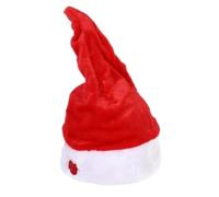 Wuweiqiang Del mismo modo, gorro navideño eléctrico, gorro navideño eléctrico divertido que canta y baila con canciones que se reproducen aleatoriamente, gorros navideños eléctricos musicales,