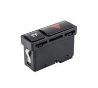 WUWMTUTCK 61318368920 Apto for BMW E46 E53 E85 E86 X5 Z4 M3 325 Serie 3 Interruptor de luz de Emergencia botón de Advertencia for Cerradura Central