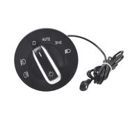 WUWMTUTCK Ajuste for Skoda Octavia II Combi 1Z5 1Z3, Interruptor de Faro automático Cromado, módulo de reemplazo 1ZD941431, Agregar automático 1Z094143k