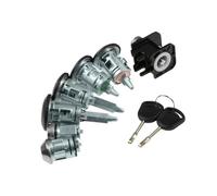 WUWMTUTCK Coche 4359018 Apto for Ford Transit Mk6 2000 2001 2002 2003-2006 Juego de Llaves y cerraduras de Puerta de Barril 1C1A-V22050-BA /4119503/4119503/4359017