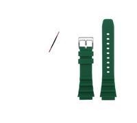 WUWMTUTCK Correa de goma de silicona for reloj SEIKO NO.5 Prospex SRPD63K1 SRPD79 SRPE31 20mm 22mm negro verde rojo naranja azul correa de reloj for hombre(Green-S pin,22mm)