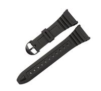 WUWMTUTCK Correa de reloj compatible for Casio 3239 W-96H-1A 2A 9A, correa dedicada, pulsera deportiva silicona negra for hombre