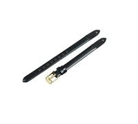 WUWMTUTCK Correas de reloj de excelente calidad aptas for Fossil Es4000 ES4340 ES4119 Es3565 ES3745 Correa suave de 8mm(Black-Golden-K1)