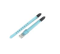WUWMTUTCK Correas de reloj de excelente calidad aptas for Fossil Es4000 ES4340 ES4119 Es3565 ES3745 Correa suave de 8mm(Light Blue-Steel-K1)
