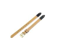 WUWMTUTCK Correas de reloj de excelente calidad aptas for Fossil Es4000 ES4340 ES4119 Es3565 ES3745 Correa suave de 8mm(Apricot-Golden-K1)