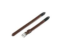 WUWMTUTCK Correas de reloj de excelente calidad aptas for Fossil Es4000 ES4340 ES4119 Es3565 ES3745 Correa suave de 8mm(Coffee-Steel-K1)