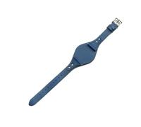 WUWMTUTCK Correas de reloj transpirables aptas for Fossil ES4045 ES4114 ES4113 ES3838 ES3625 ES3616 Series Correa inodora 18mm(Dark blue(PW),Golden-K1-18mm)