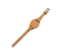 WUWMTUTCK Correas de reloj transpirables aptas for Fossil ES4045 ES4114 ES4113 ES3838 ES3625 ES3616 Series Correa inodora 18mm(Light brown(PW),Steel-K1-18mm)