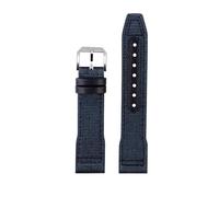WUWMTUTCK Pulsera azul y verde de 20, 21 22mm apta for correa reloj cuero nailon IWC, Big Pilot Little Prince Mark 18(Blue silver pin,21mm)