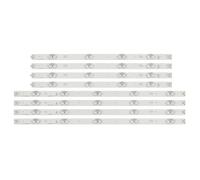 WUWMTUTCK Tira de Luces LED de 8 Uds 6916L-1715A 1716A 6916L-1948A 1949A Apta for LG 47 ''TV LC470DUH LC470DUE 47LB5800 47LB5700-ZB 47LF5610 47LB6520(Original 47LB)