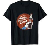 wuxiaojia Nuka-Cola Nuka Word FunnyMens T-Shirt Short-Sleeved Shirt Top Sweatshirt?Black? Size L